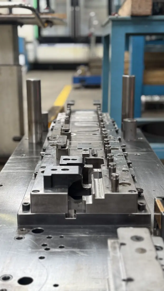 Matriz de estampación desarrollada por Mikalor Tools & Engineering